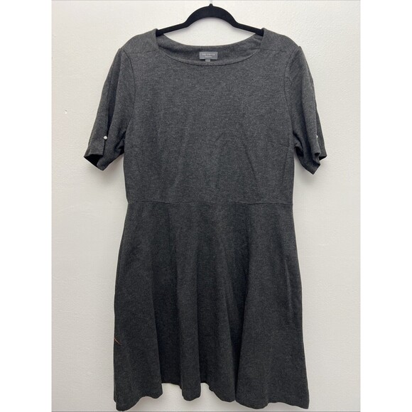 The Limited Collection US 16 Heather Grey Short Sleeve With Sparkle Pockets - Picture 1 of 10